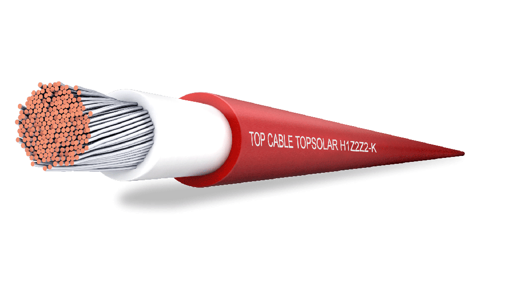 CABLE DE COBRE ESTAÑADO, 1X6mm², (#10AWG), 1500V, COLOR ROJO, (METROS)
