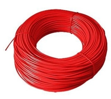 CABLE PARA USO SOLAR BI-CAPA ALUMINIO-COBRE, PV-2000V, 10 AWG, 35 AMP, COLOR ROJO, MARCA ENERWIRE (Precio por Metro)