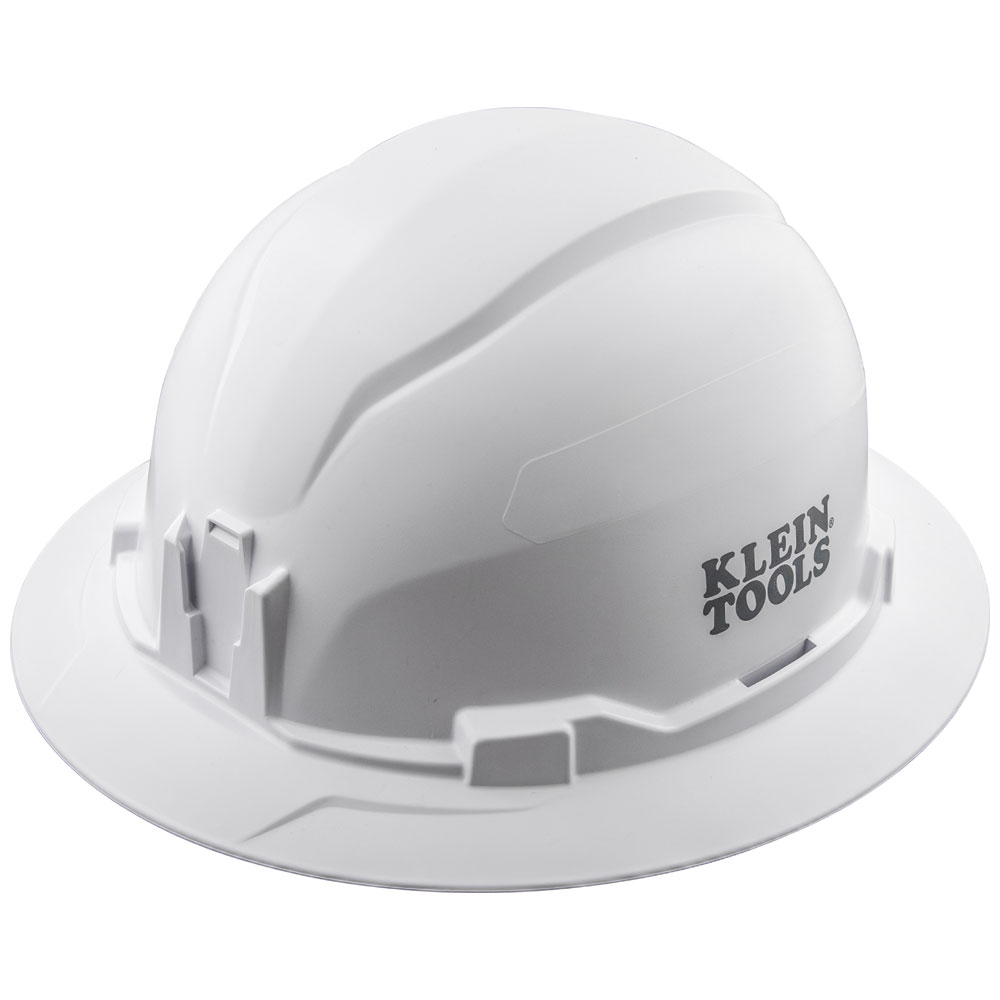 CASCO SIN VENTILACION, ALA COMPLETA, COLOR BLANCO, MARCA KLEIN TOOLS, MODELO 60400