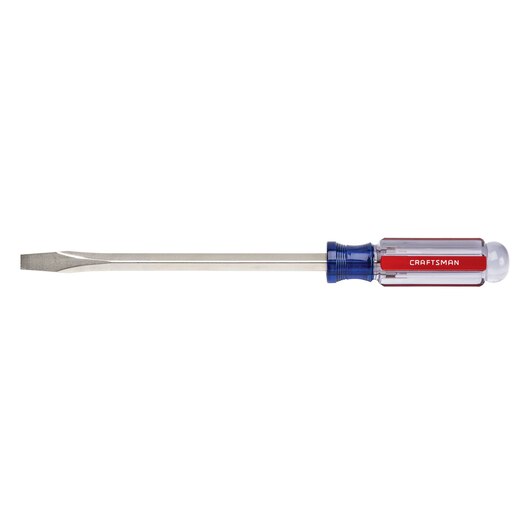 DESTORNILLADOR PLANO ACETATO ESTANDAR BARRA CUADRADA, DE 8", MARCA CRAFTSMAN, MODELO CMHT65026