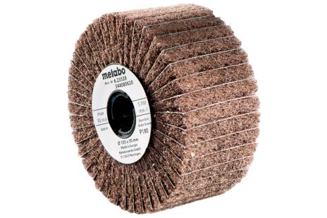 RODO DE LIJA PARA SATINADORA LAMINAS/VELLON 105x100 MM, P180, MARCA METABO, MODELO 623485000