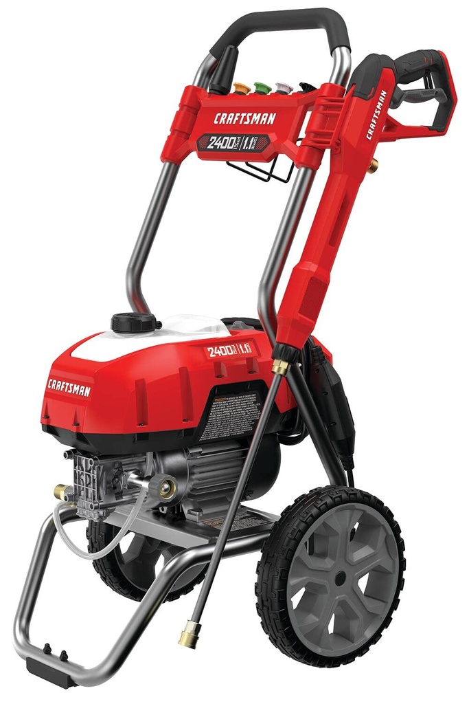 HIDROLAVADORA ELECTRICA DE 2400PSI, MARCA CRAFTSMAN, MODELO CMEPW2400