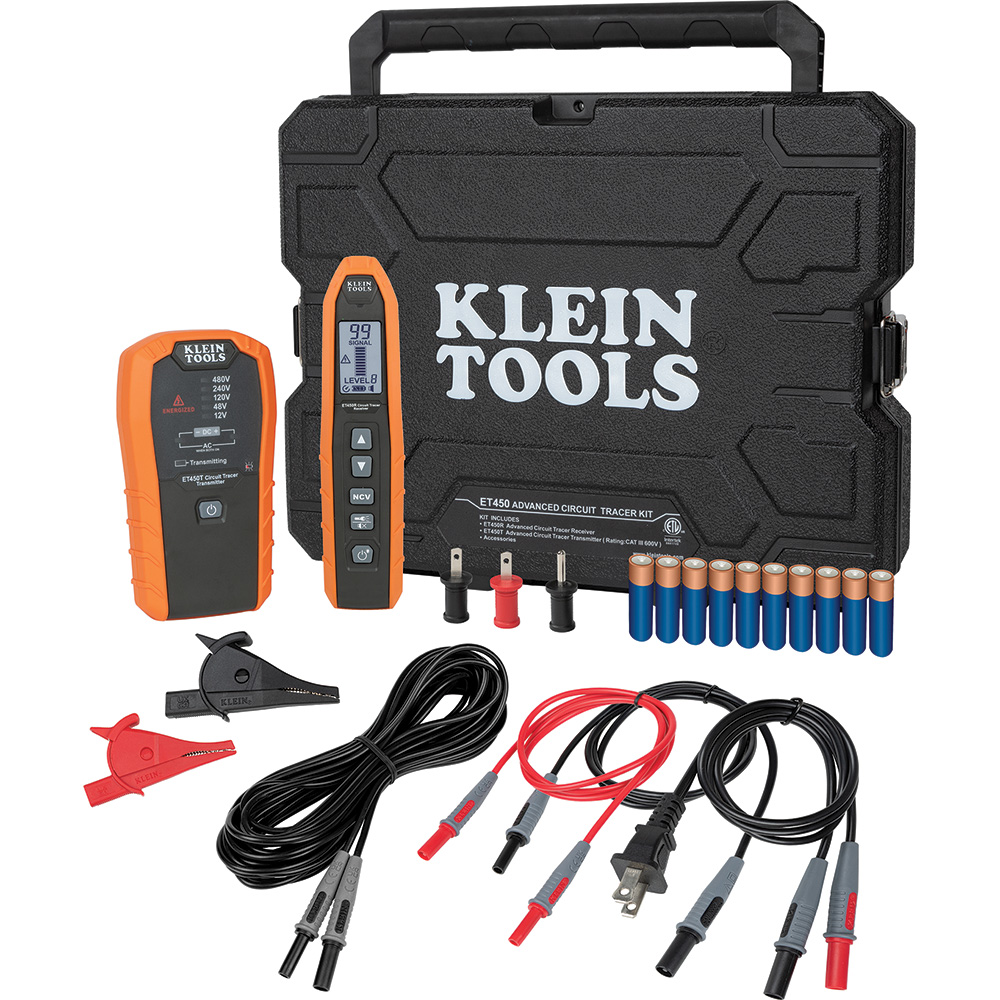 KIT DE TRAZADOR DE CIRCUITO AVANZADO, MARCA KLEIN TOOLS, MODELO ET450