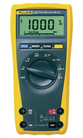 MULTIMETRO DIGITAL DE 1000V, MARCA FLUKE, MODELO 175ESFP
