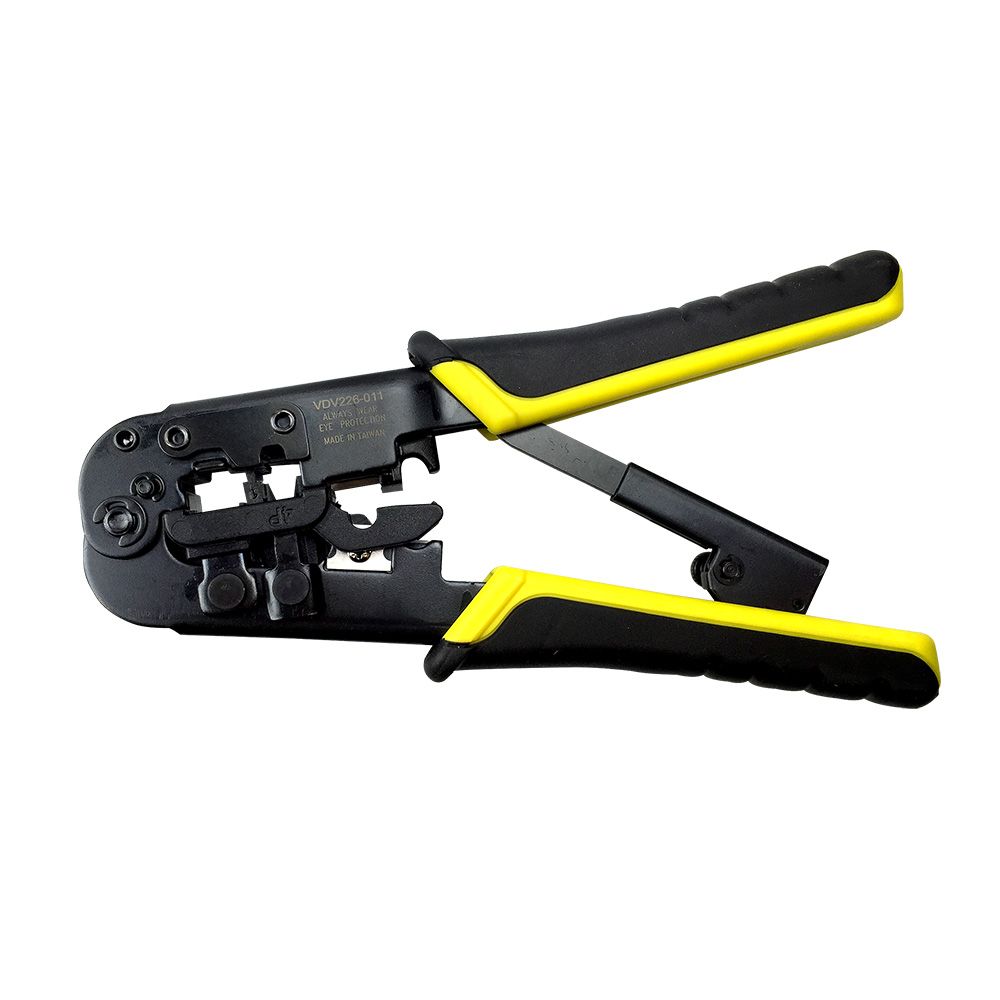 PINZA PONCHADORA (REMACHADORA) PELACABLES MODULAR, RJ45, RJ11, MARCA KLEIN TOOLS, MODELO VDV226-011-SEN