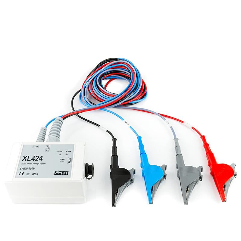 REGISTRADOR TRIFASICO DE VOLTAJE, MARCA HT, MODELO XL424