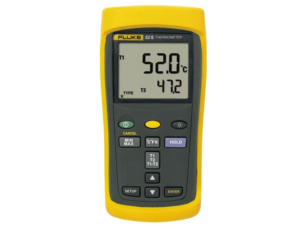 TERMOMETRO DE DOBLE ENTRADA, MARCA FLUKE, MODELO 52-II