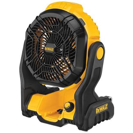 VENTILADOR PORTATIL A BATERIA DE 20V., MARCA DEWALT, MODELO DCE512B