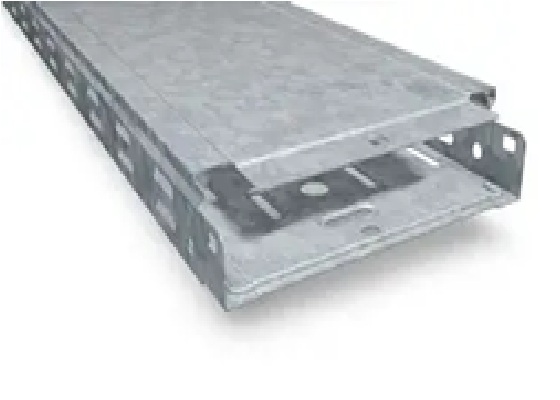 BANDEJA DE CABLE CON TAPA W200xH80xT1.5xL2400