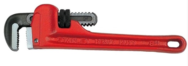 LLAVE PARA TUBO DE 8", MARCA STANLEY, MODELO 87-621