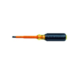 [KLEIN602-4-INS] DESTORNILLADOR AISLADO 1000V PLANO, DE 1/4", DE 4", MARCA KLEIN TOOLS, MODELO 602-4-INS