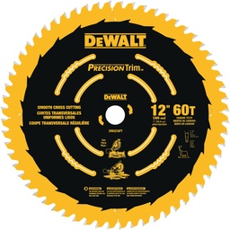 [DW3216PT] DISCO PARA SIERRA DE 12" 60T, MARCA DEWALT, MODELO 3216PT