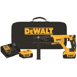 [DW-DCH133M2-B3] KIT DE ROTOMARTILLO COMBINADO SDS PLUS DE 1" 20V, INALAMBRICO, 20V MAX, 2.6J, MARCA DEWALT, MODELO DW-DCH133M2-B3: 4 BAT 4AH + CARG + BOLSO