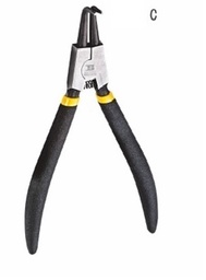 [BS213273] TENAZA CURVA, PARA SACAR ANILLO (SEGURO) DE PRESION DE 7", MARCA BOSI TOOLS, MODELO BS213273