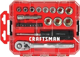 [CRAFTSMAN-CMMT12012] JUEGO DE CUBOS EN PULGADAS DE 3/8" DE 24 PIEZAS, CRAFTSMAN CMMT12012