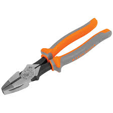 [KLEIN2139NERINS] TENAZA DE CORTE LATERAL AISLADA  DE 1000V DE 9" (ALICATE), MARCA KLEIN TOOLS, MODELO 2139NERINS