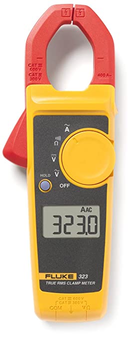 AMPERIMETRO 400A A/C, 600V AC/DC, MARCA FLUKE, MODELO 323