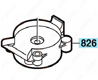 BRIDA DE MOTOR DE LIJADORA, MARCA METABO, MODELO 315203360