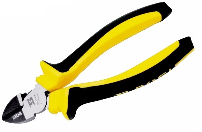 TENAZA DE CORTE DIAGONAL DE 7", MARCA BOSI TOOLS, MODELO BS191917