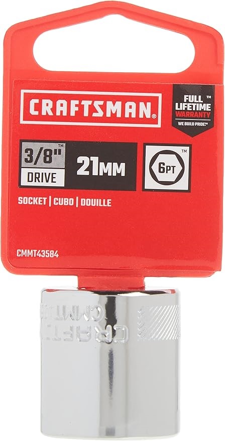 CUBO DE 21 MILIMETROS PARA RATCH DE 3/8, CRAFTSMAN CMMT43584