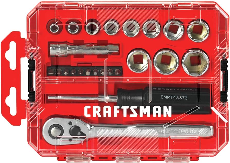 JUEGO DE CUBOS EN PULGADAS DE 3/8 DE 24 PIEZAS, CRAFTSMAN CMMT12012