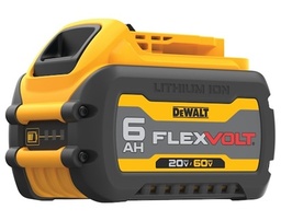 [DW-DCB606] BATERÍA FLEXVOLT® 20/60V MAX* 6.0AH** MARCA DEWALT, MODELO DCB606