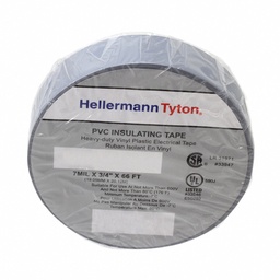 [H-ETST668] CINTA AISLANTE COLOR GRIS 0.75", MARCA HELLERMANN TYTON