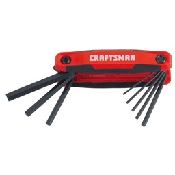[CRAFTSMAN-CMHT26007] JUEGO DE LLAVES HEXAGONALES (ALLEN) METRICO, MARCA CRAFTSMAN, MODELO CMHT26007