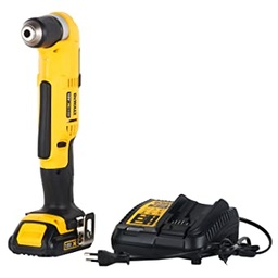 [DW-DCD740-C1] KIT DE TALADRO/ATORNILLADOR INALAMBRICO DE ANGULO RECTO DE 3/8", 300W, MARCA DEWALT, MODELO DCD740-C1: 1 BAT 1.5 AH + CARG + BOLSO