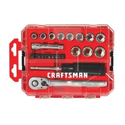 [RAFTSMAN-CMMT12011] JUEGO DE CUBOS EN MILIMETROS DE 3/8 DE 24 PIEZAS, CRAFTSMAN CMMT12011