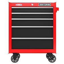 [CRAFTSMAN-CMST98264RB] GABINETE PARA HERRAMIENTAS DE 26", DE 5 CAJONES CON RUEDAS, MARCA CRAFTSMAN, MODELO CMST98264RB