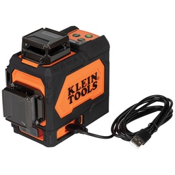 [KLEIN93PLL] NIVEL LASER AUTONIVELANTE PLANO RECARGABLE DE COLOR VERDE, CON ESTUCHE RÍGIDO, KLEIN 93PLL