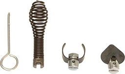 [RIDGID 49002] JUEGO DE HERRAMIENTAS [10 MM (3/8 PULG.) - K-400] INCLUYE: BARRENA DE BOMBILLA T-202, CORTADOR EN “C” T-205, CORTADOR DE PALA T-211, LLAVE DE PASADOR A-13, MARCA RIDGID, MODELO 49002